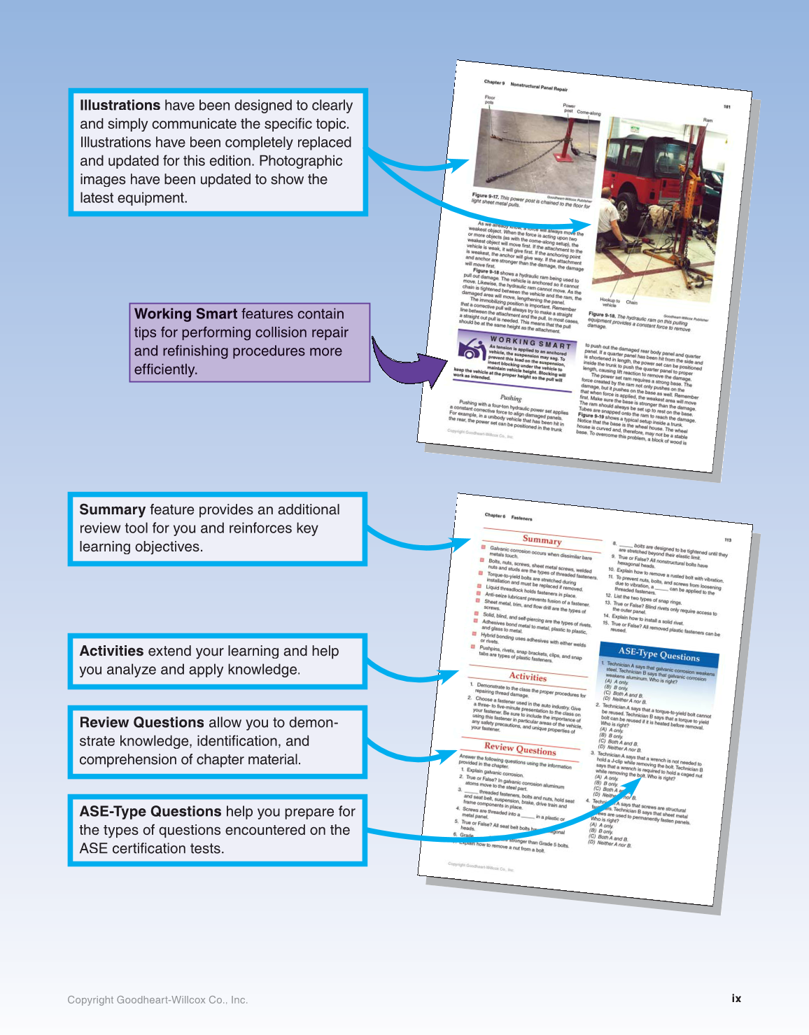 Auto Collision Repair and Refinishing, 2nd Edition page ix