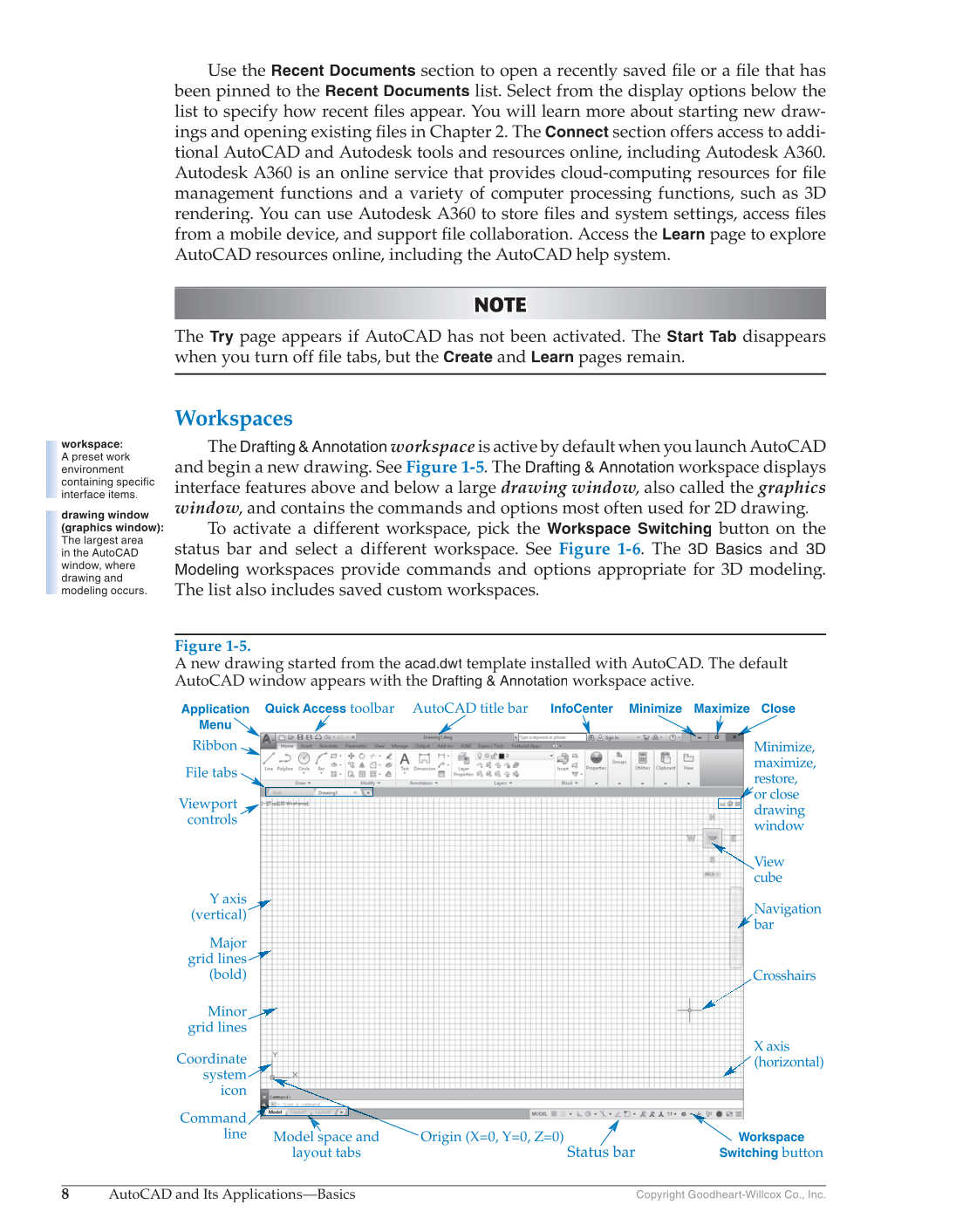 AutoCAD and Its Applications—Basics 2018, 25th Edition page 8