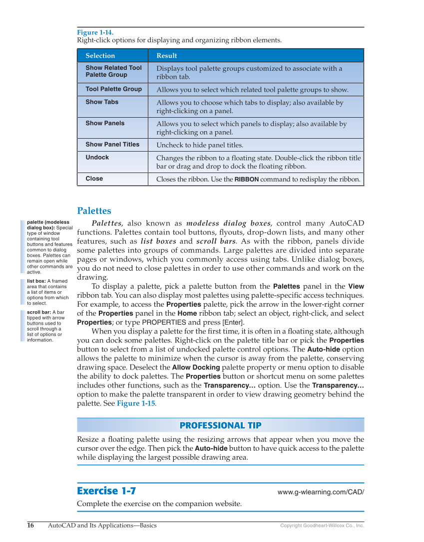 AutoCAD and Its Applications—Basics 2018, 25th Edition page 16