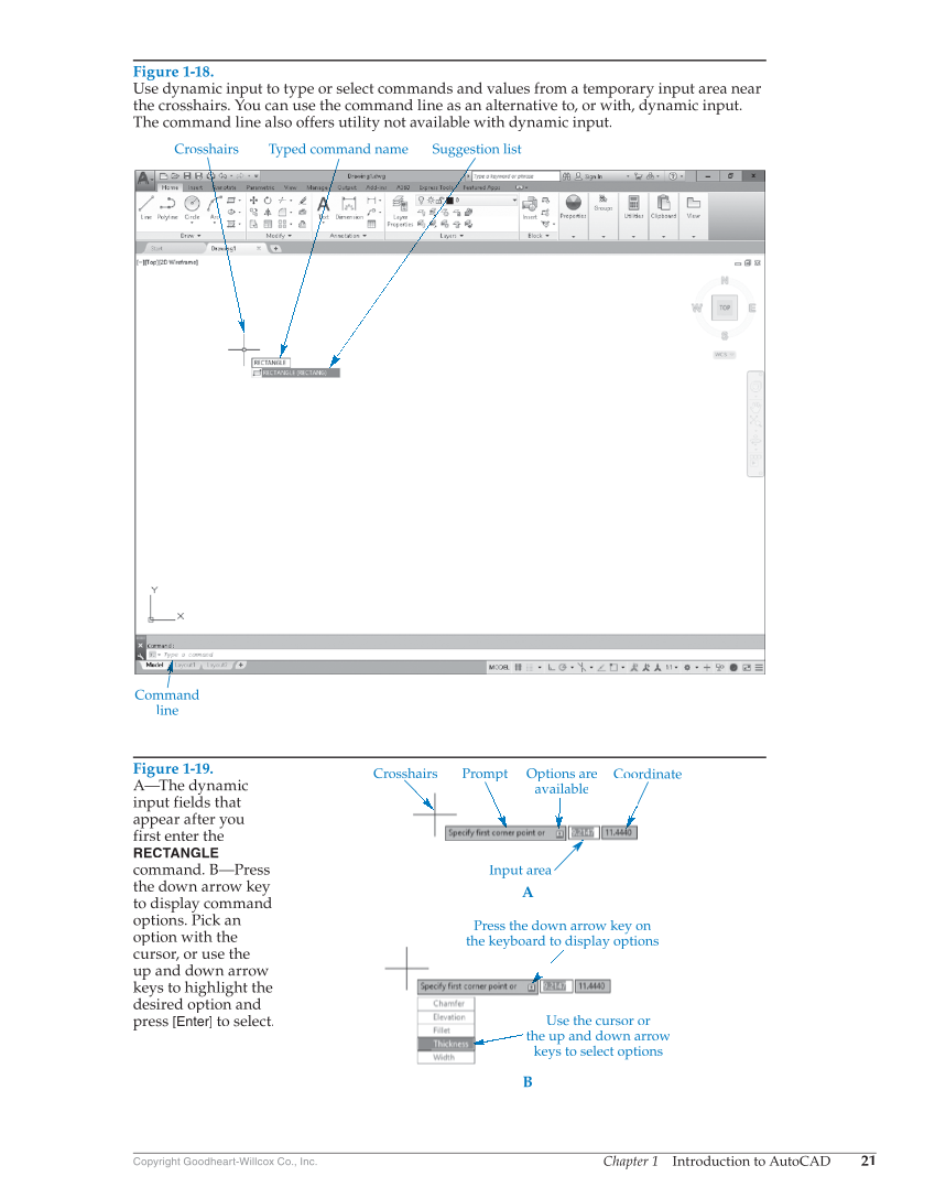 AutoCAD and Its Applications—Basics 2018, 25th Edition page 21