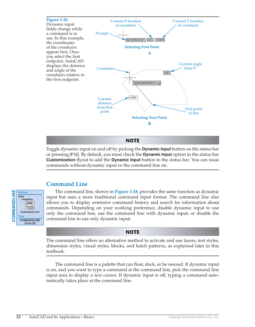 AutoCAD and Its Applications—Basics 2018, 25th Edition page 22
