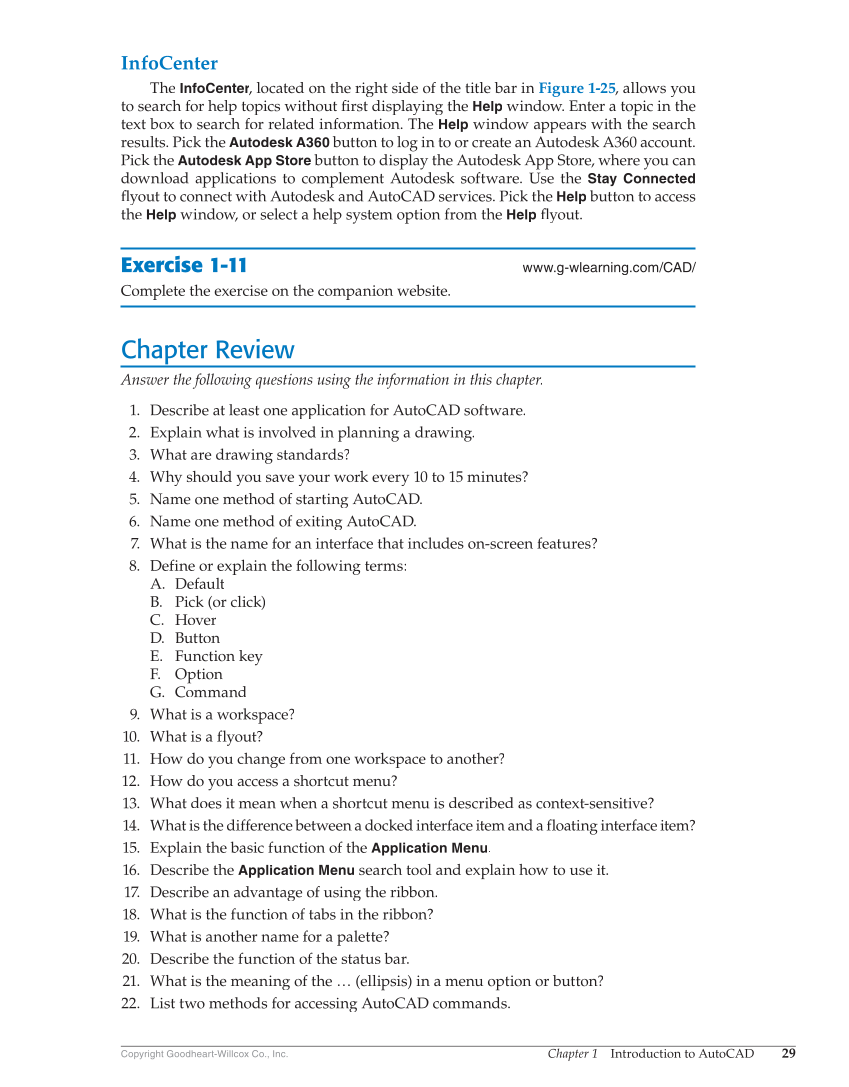 AutoCAD and Its Applications—Basics 2018, 25th Edition page 29