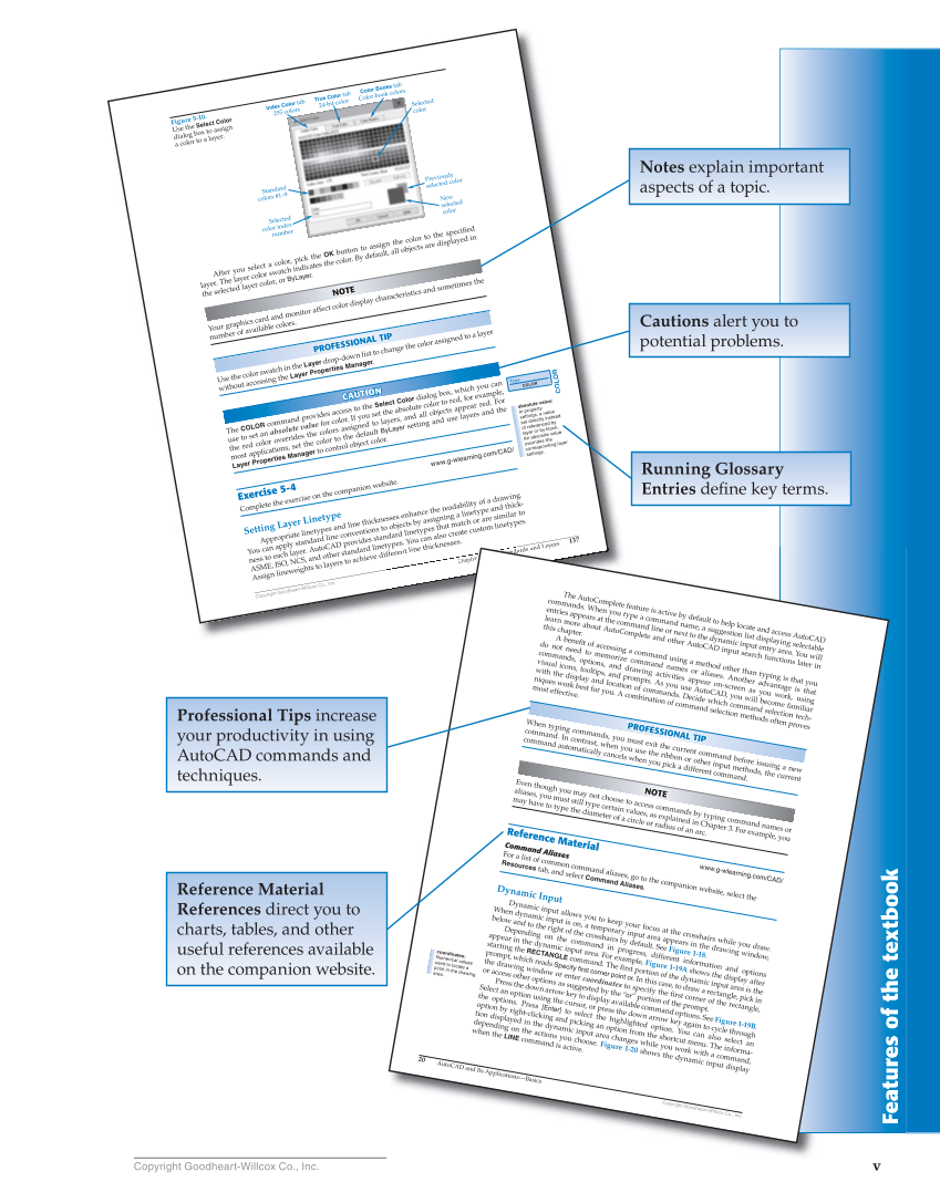 AutoCAD and Its Applications—Basics 2018, 25th Edition page v