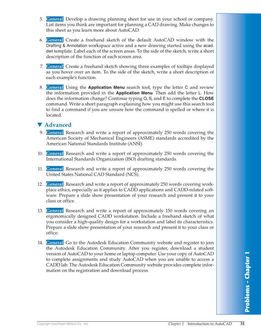 AutoCAD and Its Applications—Basics 2018, 25th Edition page 31