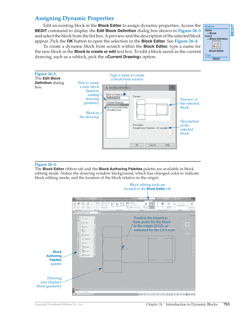 AutoCAD and Its Applications—Basics 2018, 25th Edition page 783