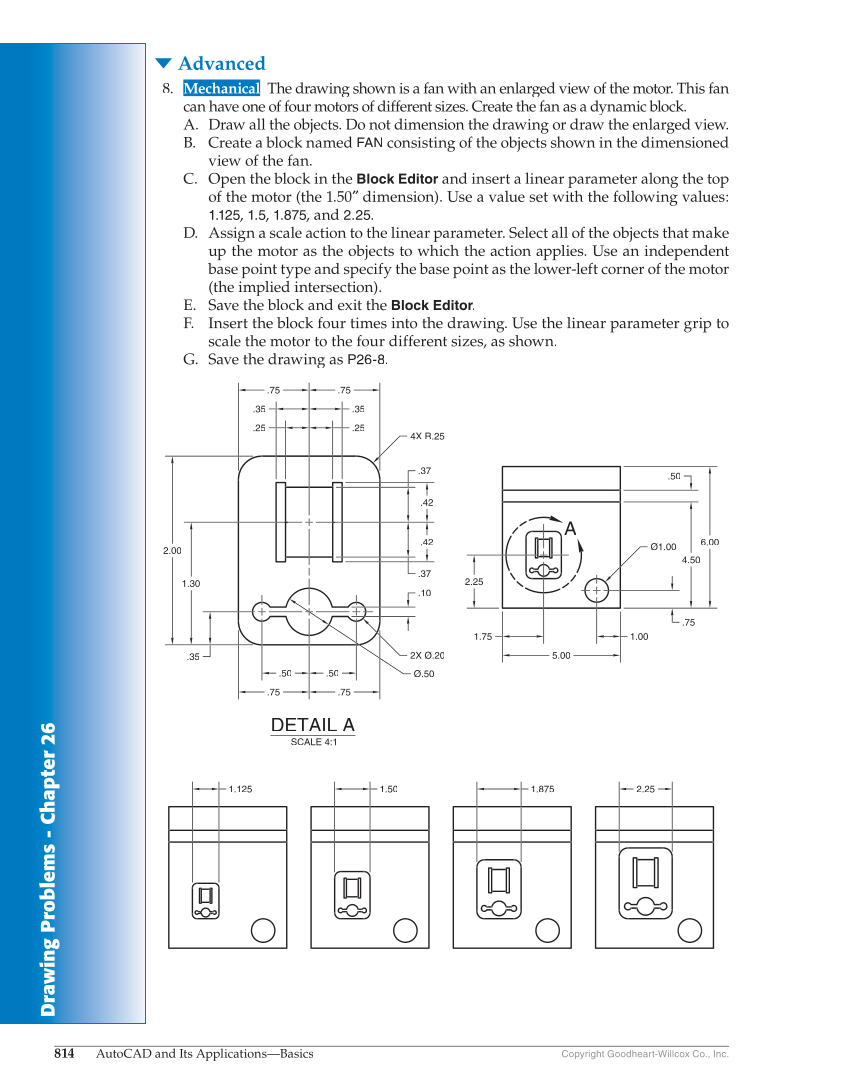 AutoCAD and Its Applications—Basics 2018, 25th Edition page 814