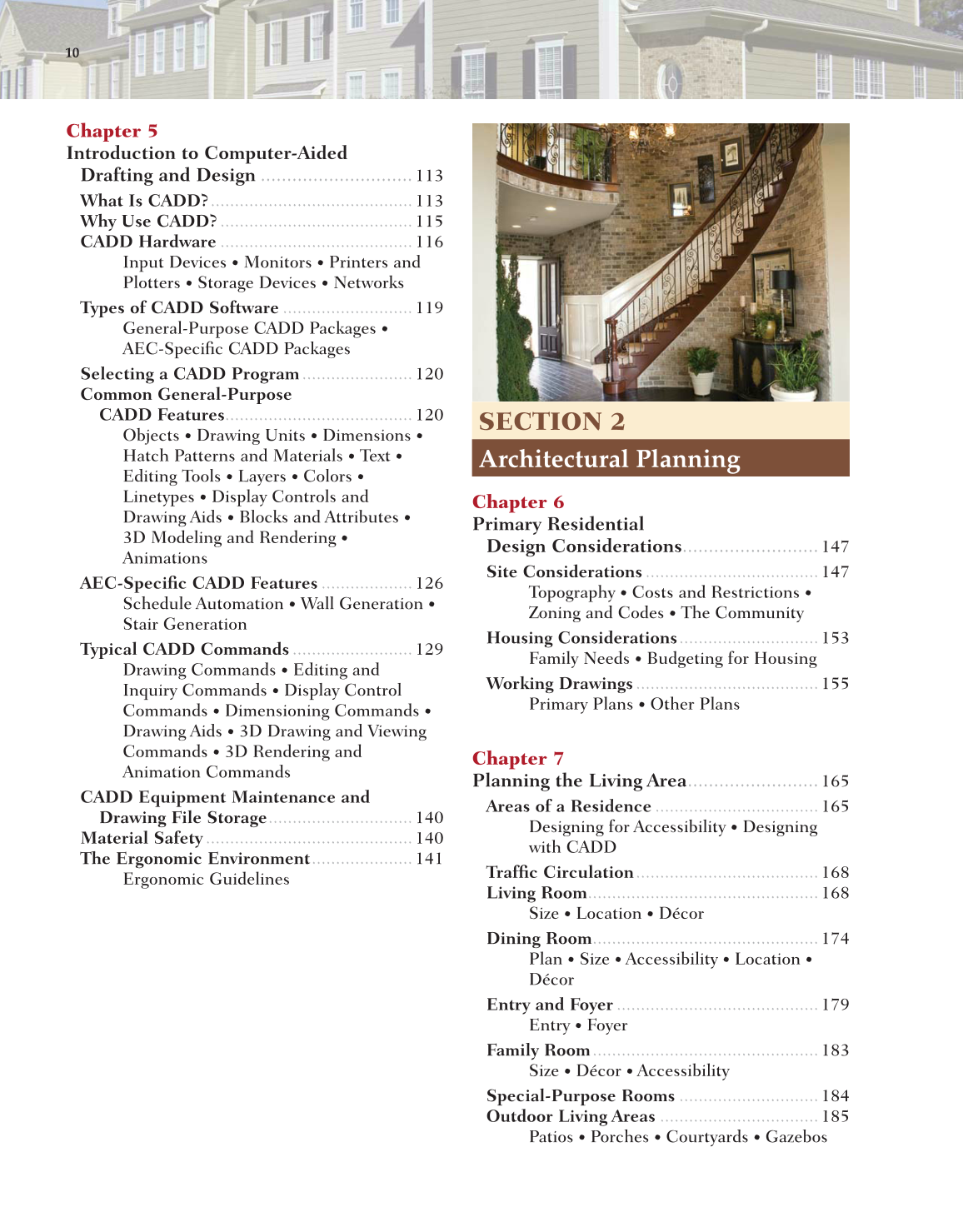 Architecture: Residential Drafting and Design, 11th Edition page 10