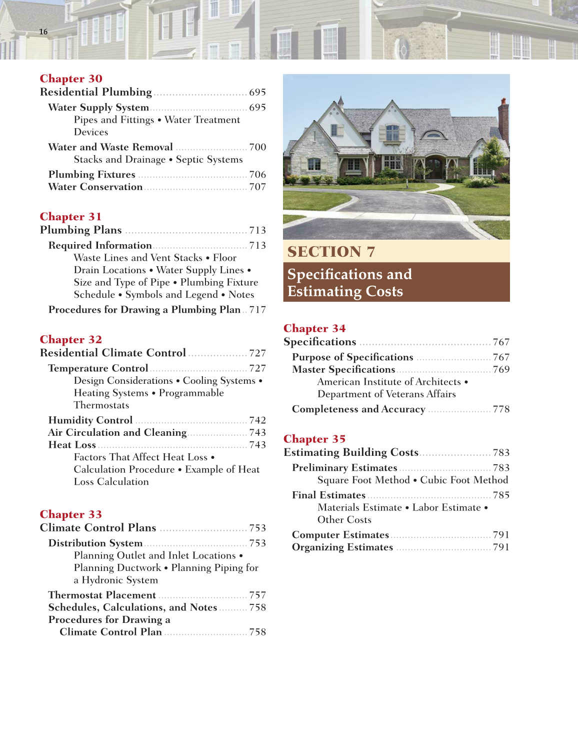 Architecture: Residential Drafting and Design, 11th Edition page 16