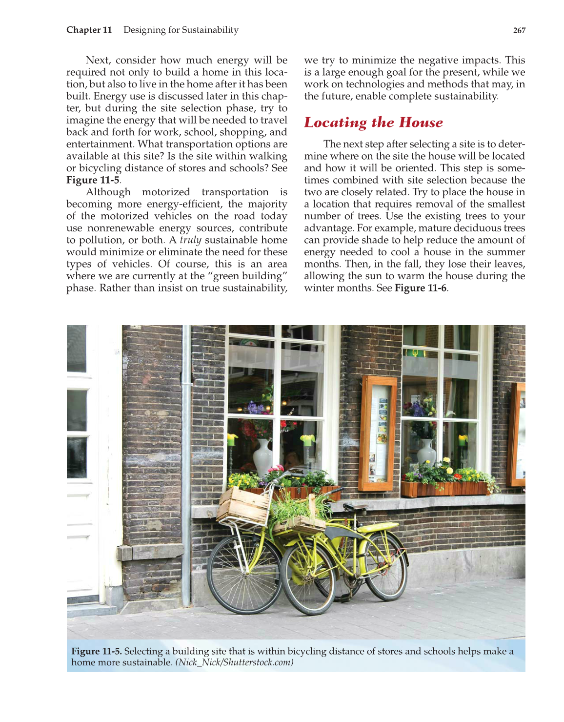 Architecture: Residential Drafting and Design, 11th Edition page 267