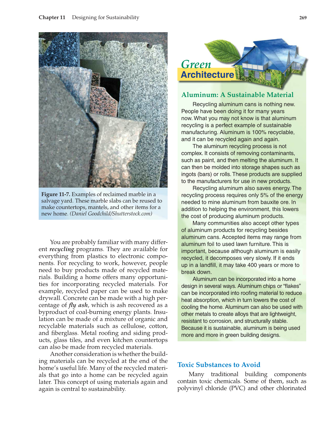 Architecture: Residential Drafting and Design, 11th Edition page 269