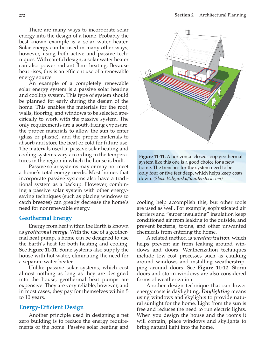Architecture: Residential Drafting and Design, 11th Edition page 272
