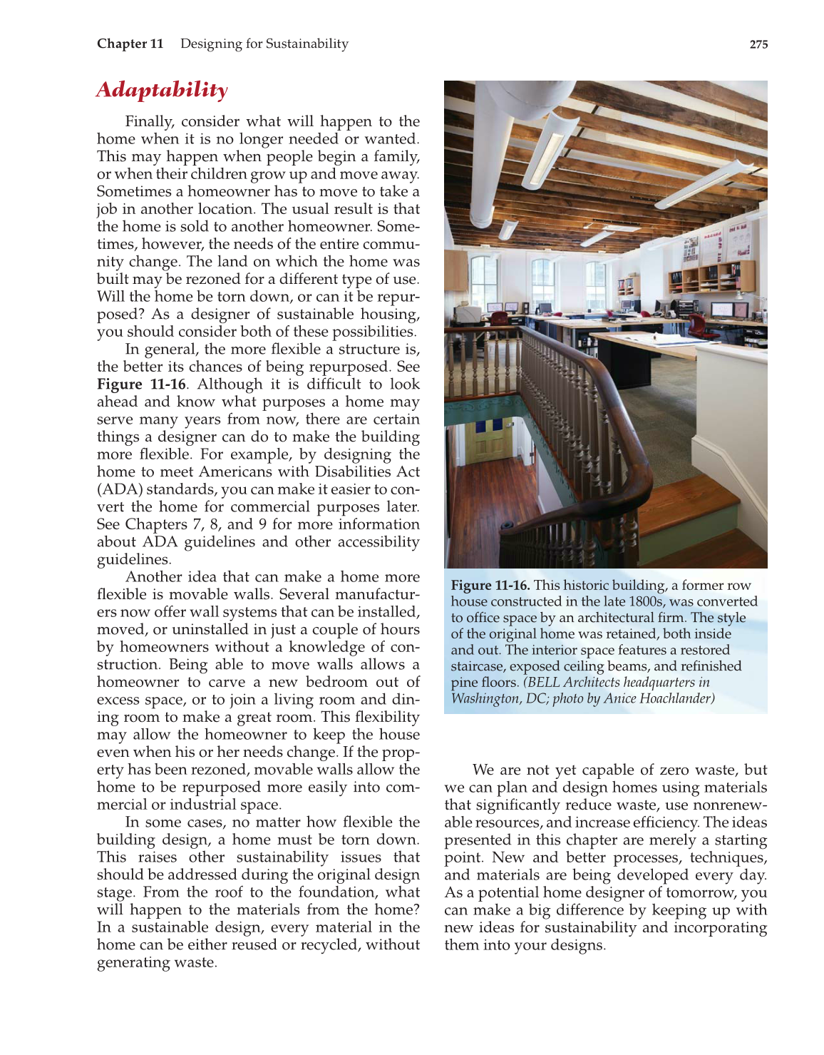 Architecture: Residential Drafting and Design, 11th Edition page 275