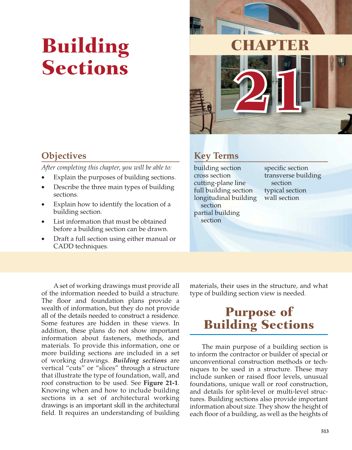 Architecture: Residential Drafting and Design, 11th Edition page 513