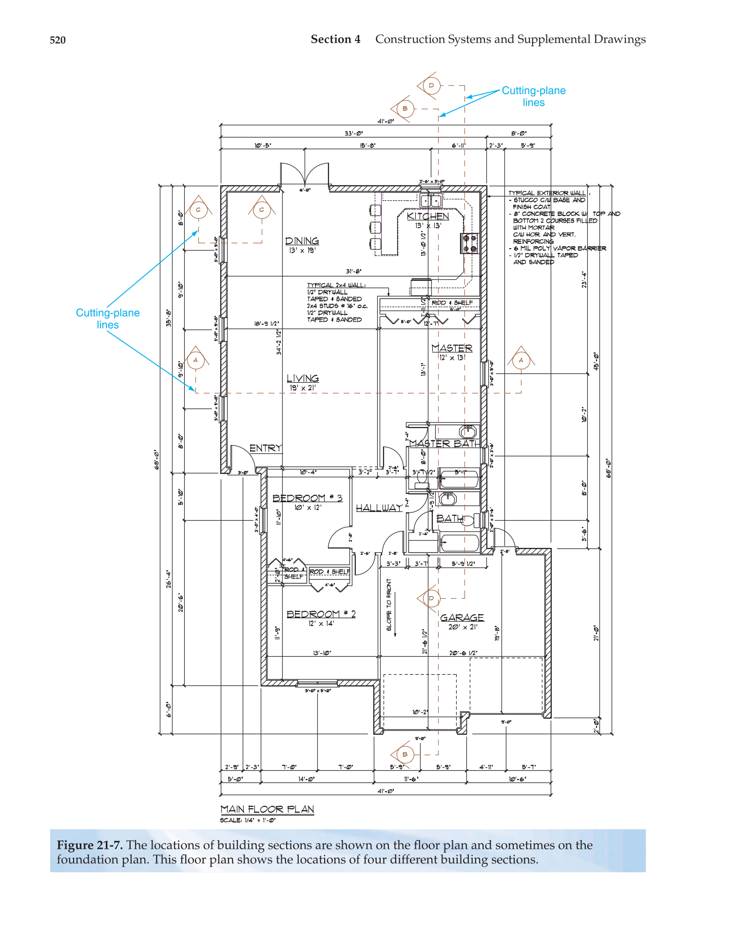 Architecture: Residential Drafting and Design, 11th Edition page 520