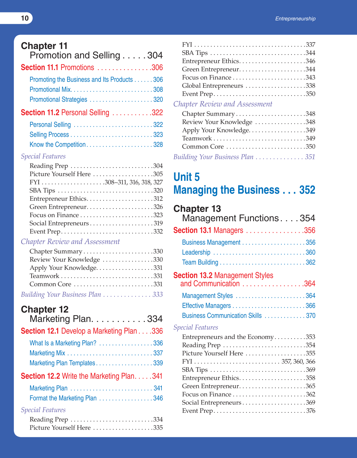 Entrepreneurship, 1st Edition page 10