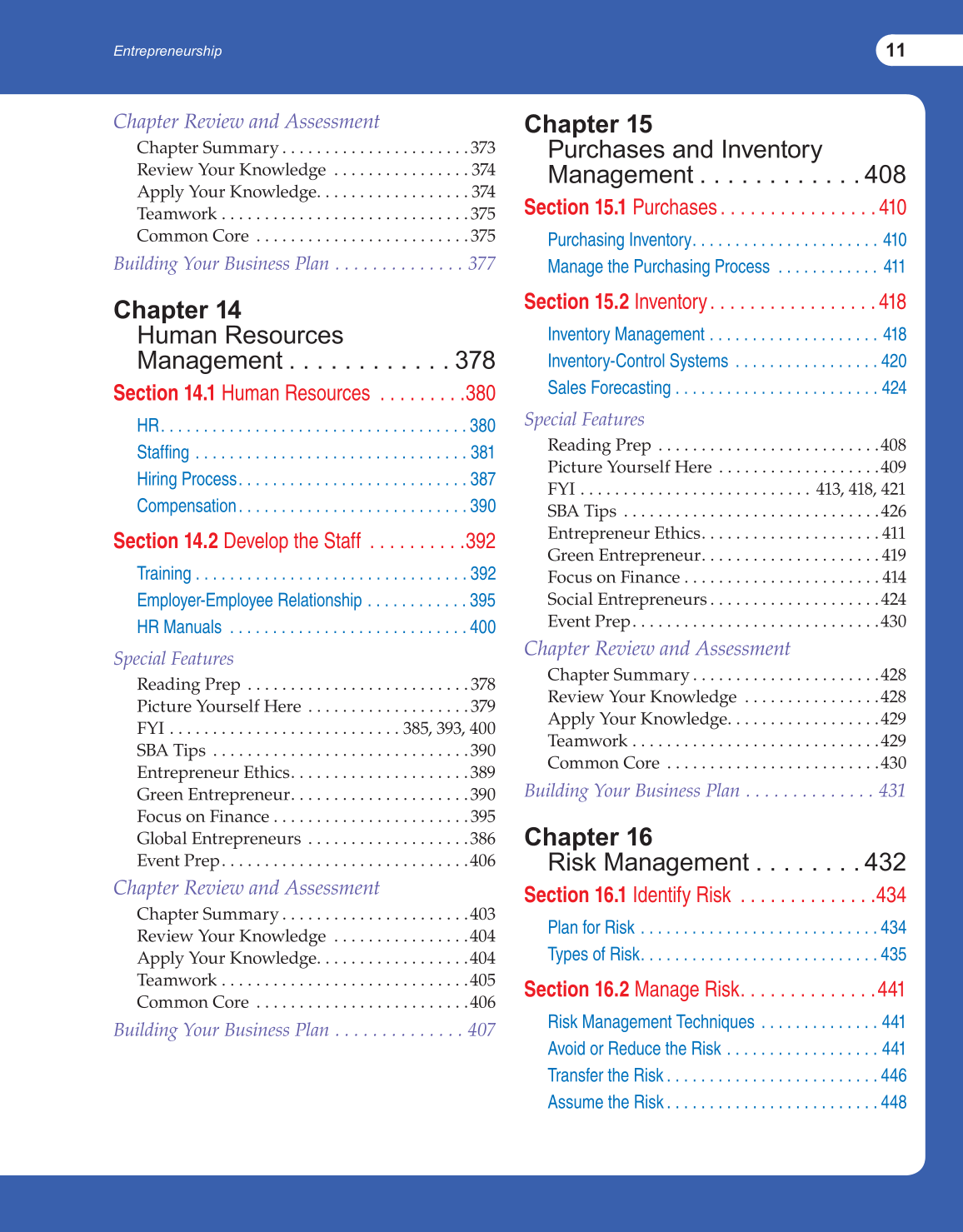 Entrepreneurship, 1st Edition page 11