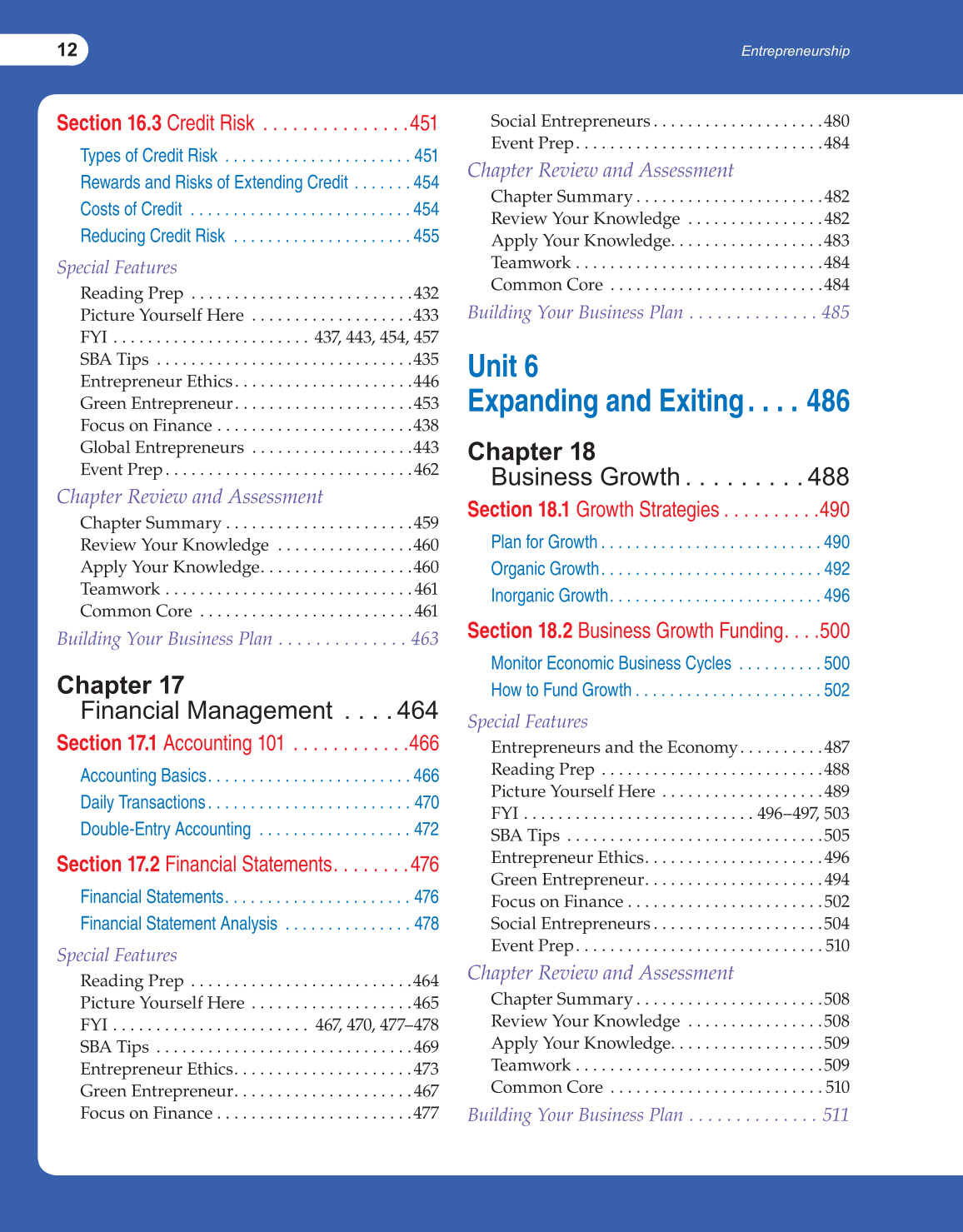 Entrepreneurship, 1st Edition page 12