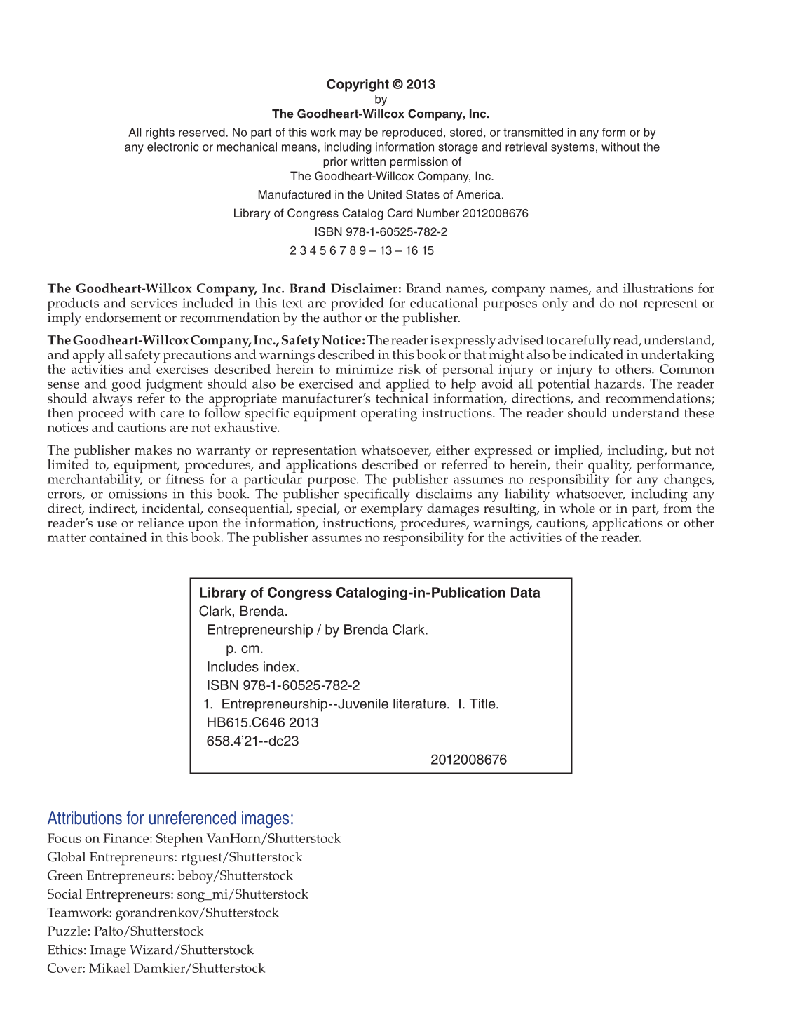 Entrepreneurship, 1st Edition page 2