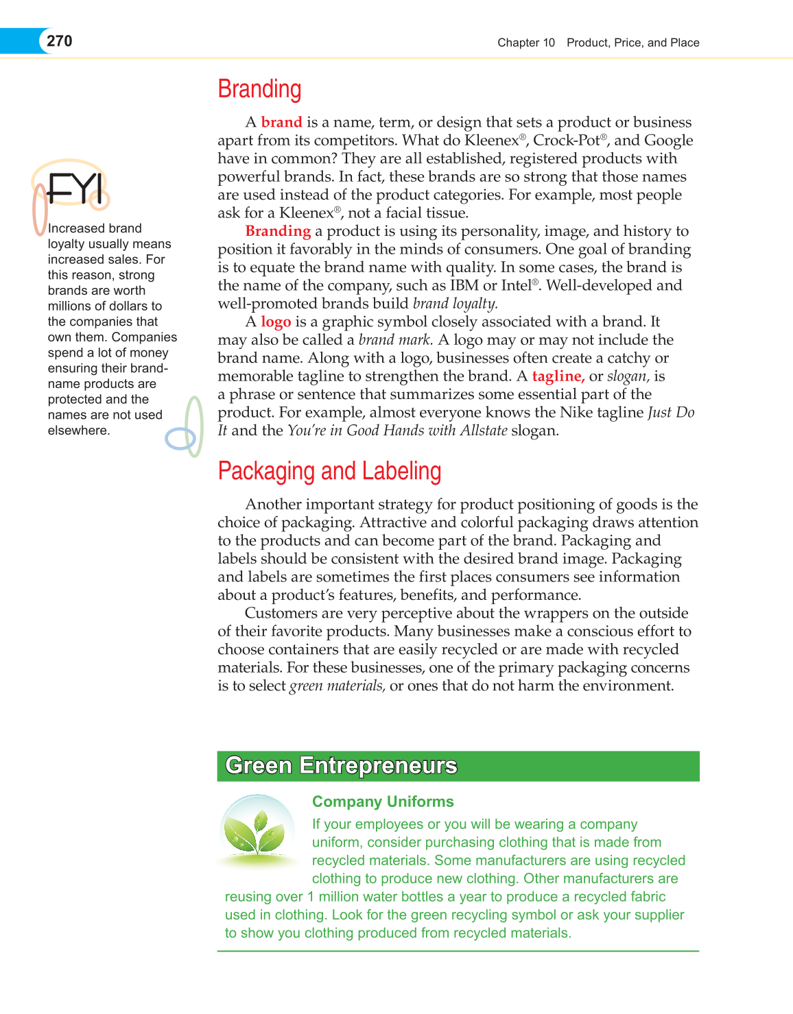 Entrepreneurship, 1st Edition page 270