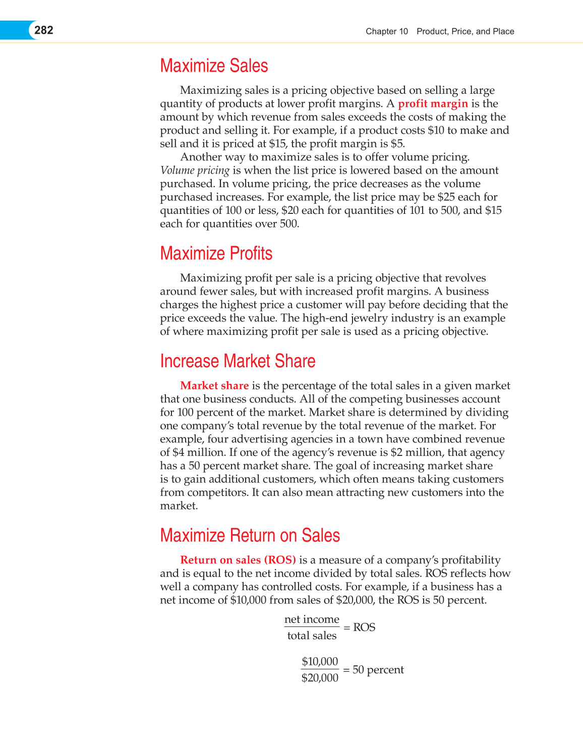 Entrepreneurship, 1st Edition page 282