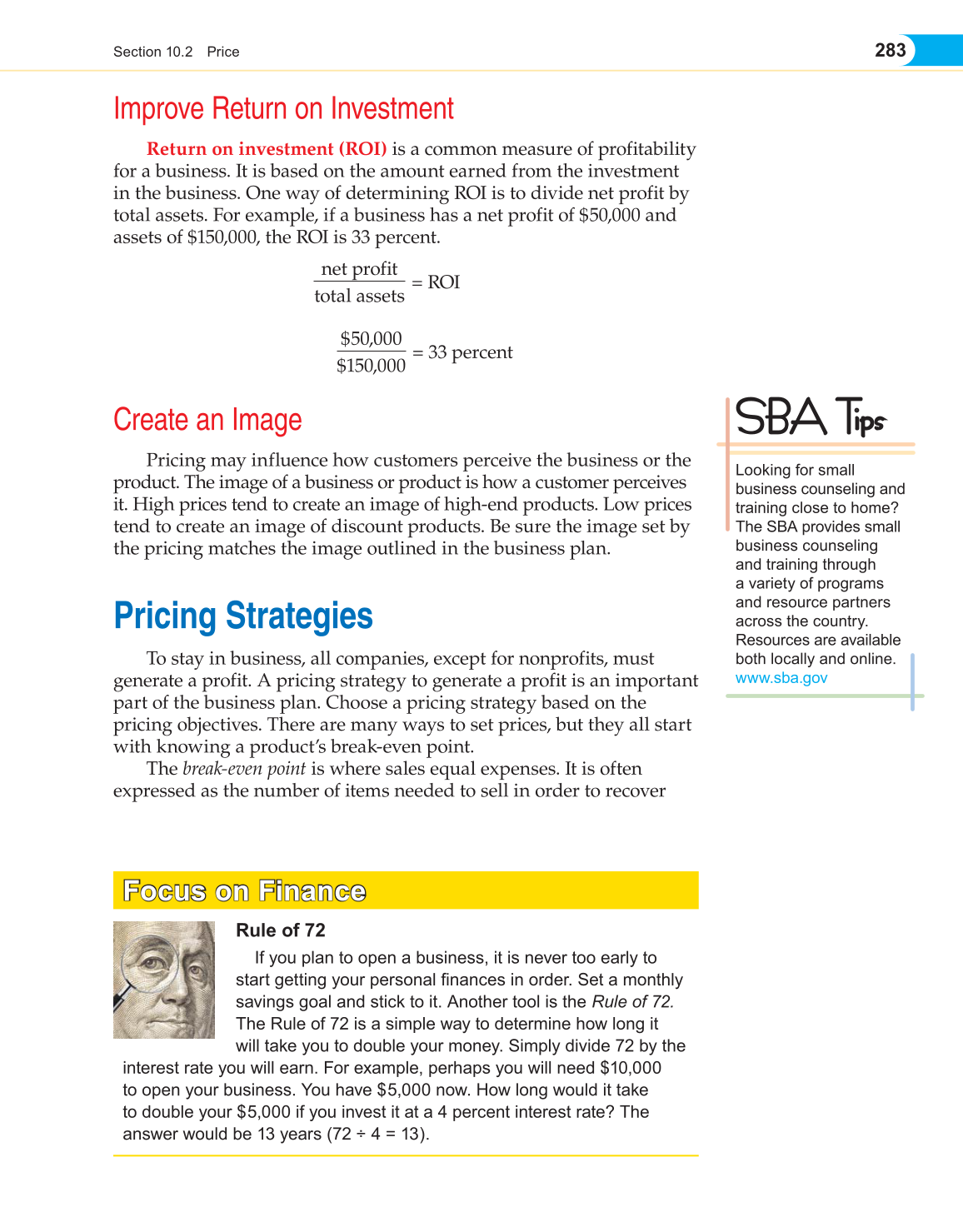Entrepreneurship, 1st Edition page 283