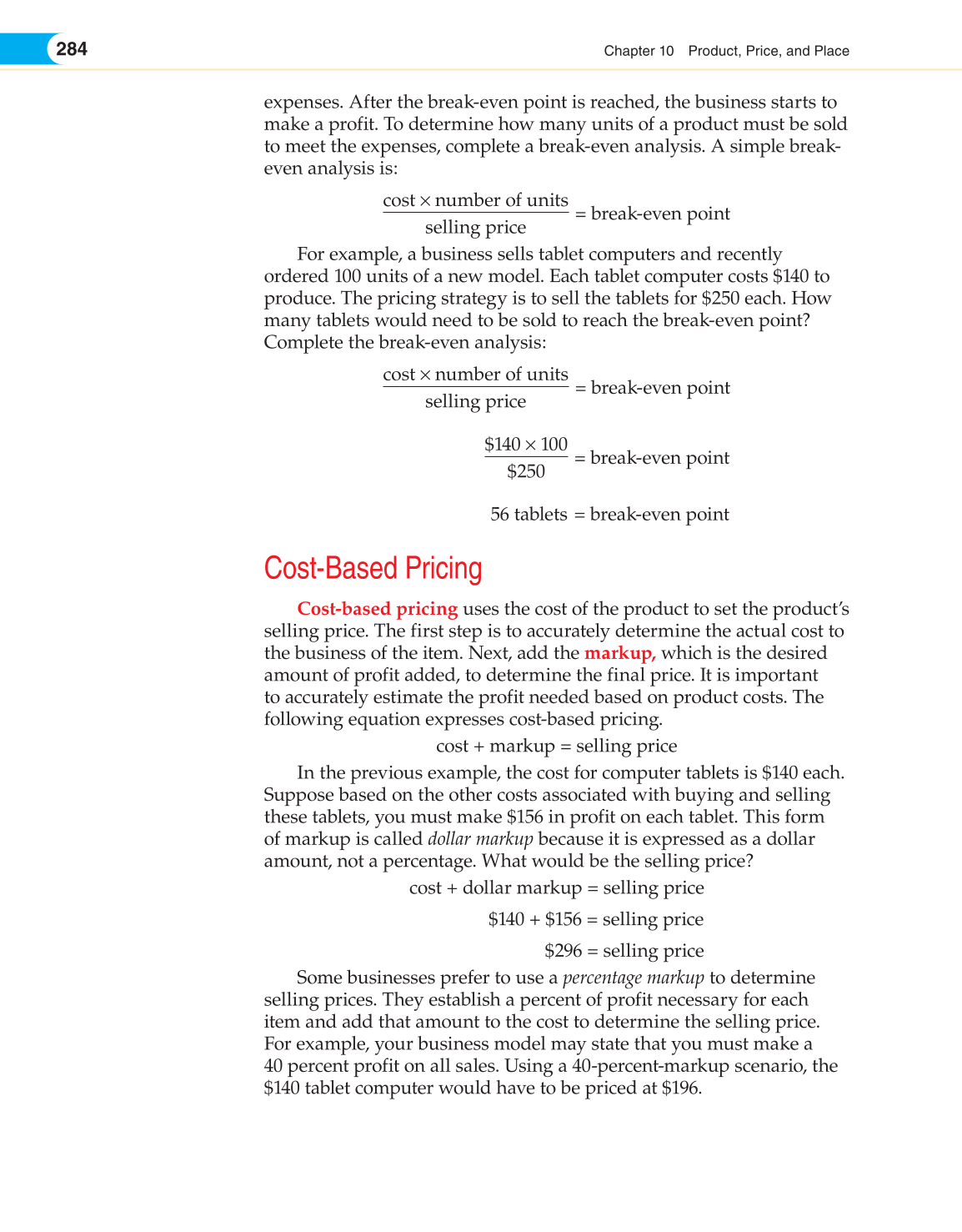 Entrepreneurship, 1st Edition page 284