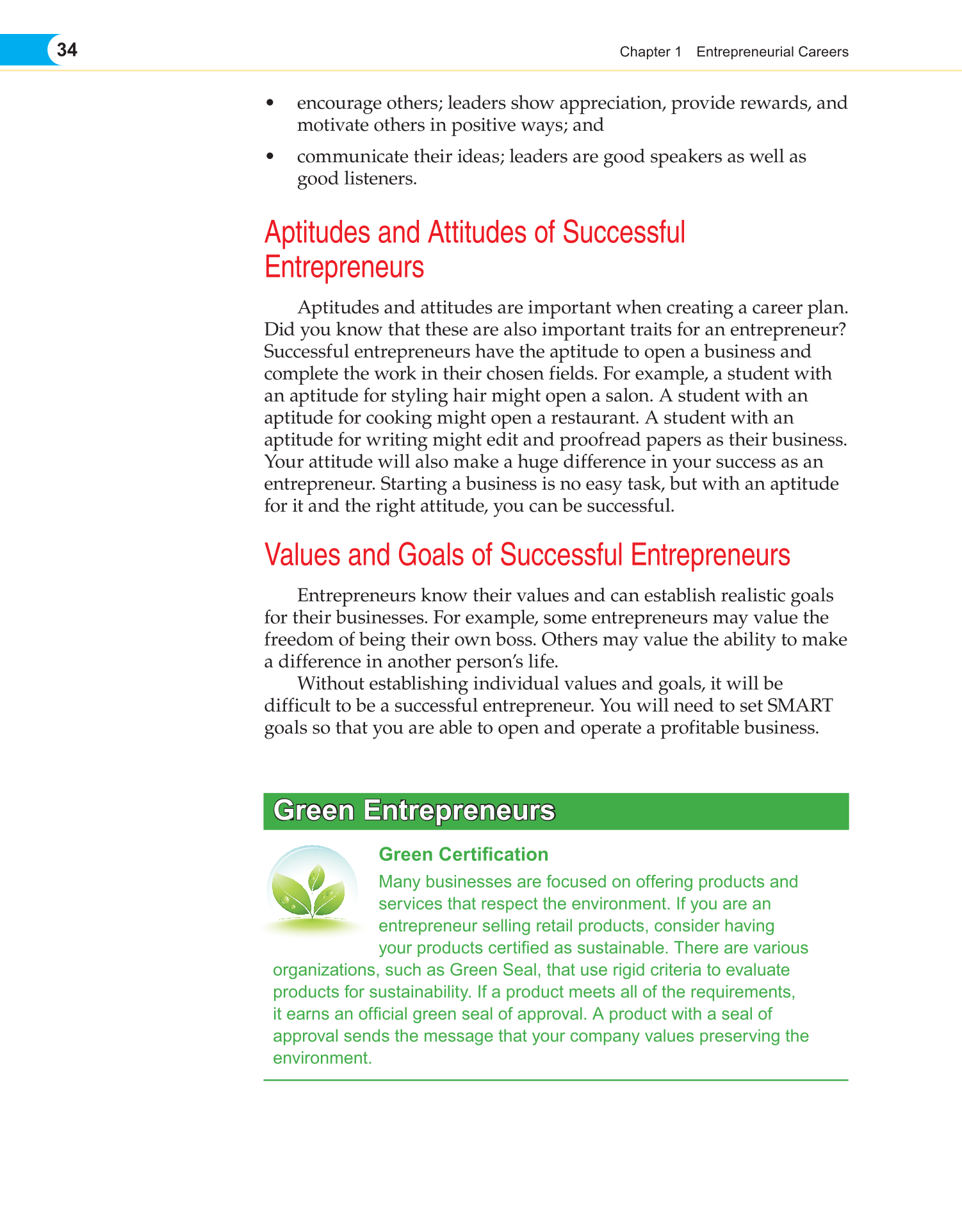 Entrepreneurship, 1st Edition page 34