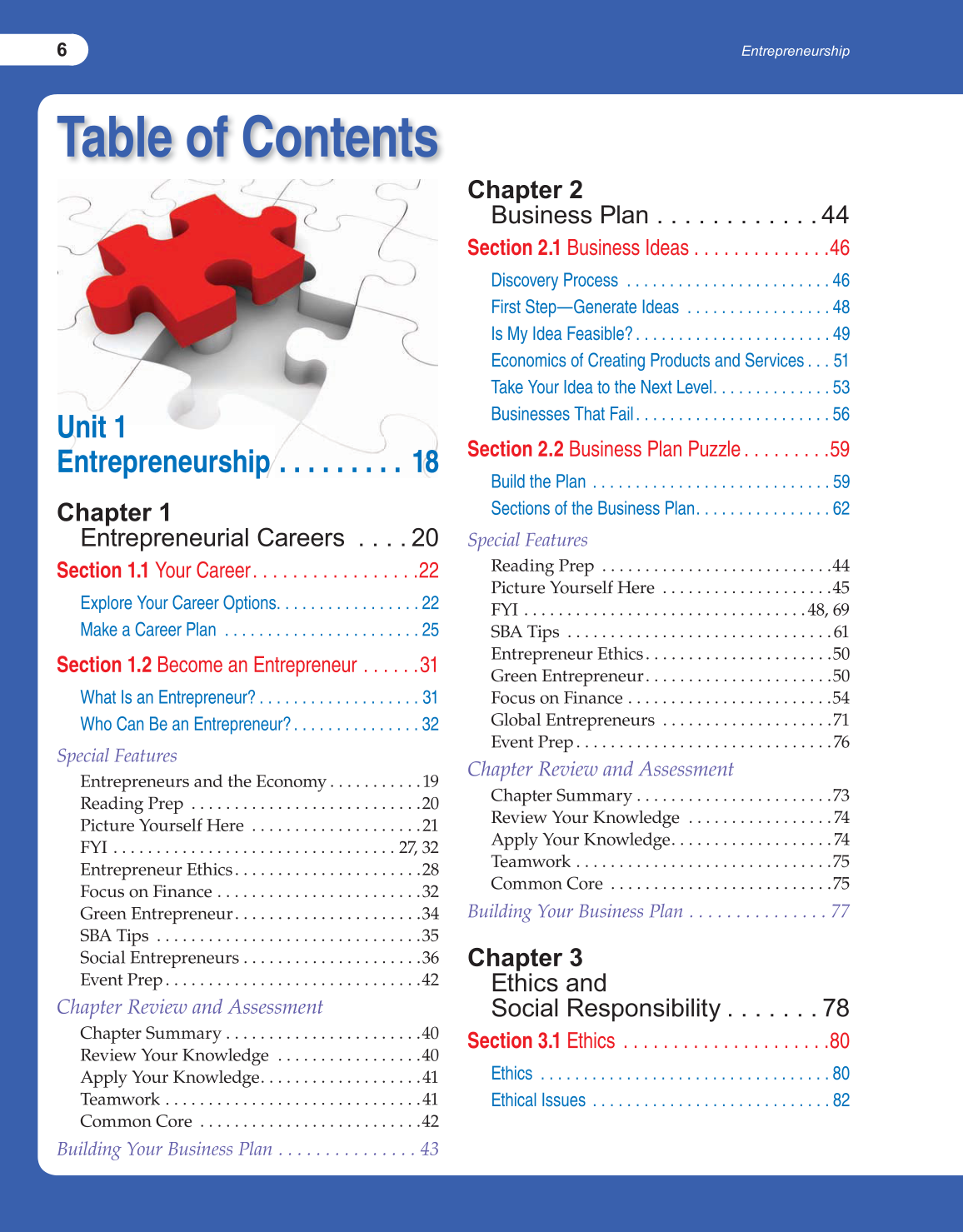 Entrepreneurship, 1st Edition page 6