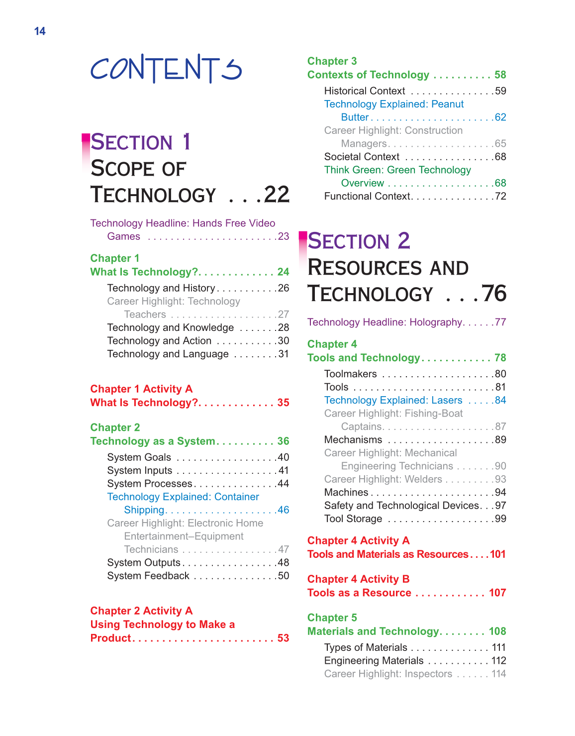 Exploring Design, Technology, &amp; Engineering, 3rd Edition page 14