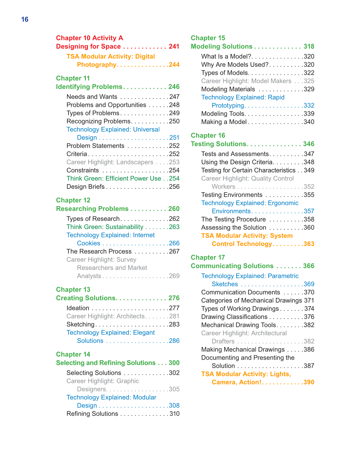 Exploring Design, Technology, &amp; Engineering, 3rd Edition page 16