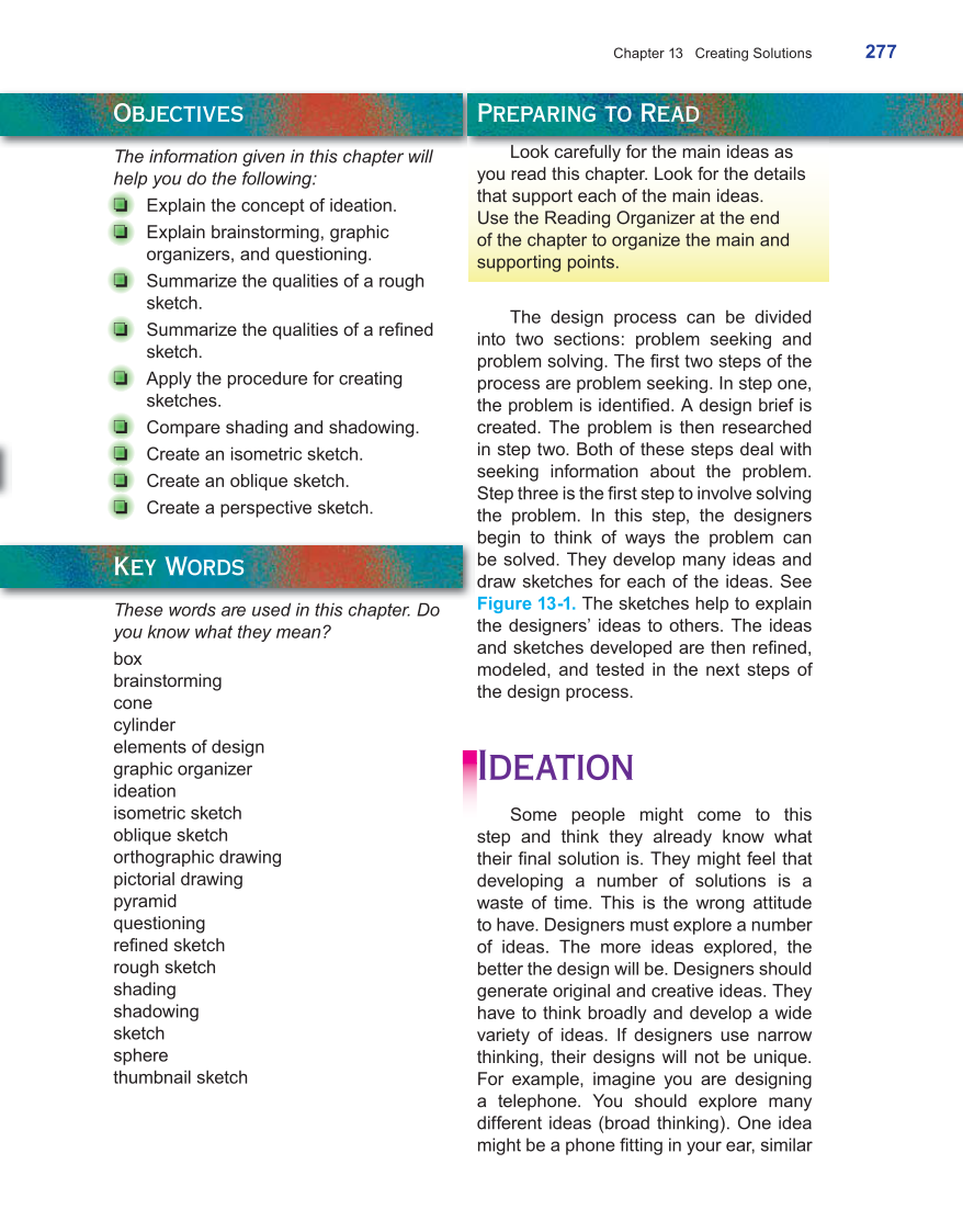 Exploring Design, Technology, &amp; Engineering, 3rd Edition page 277