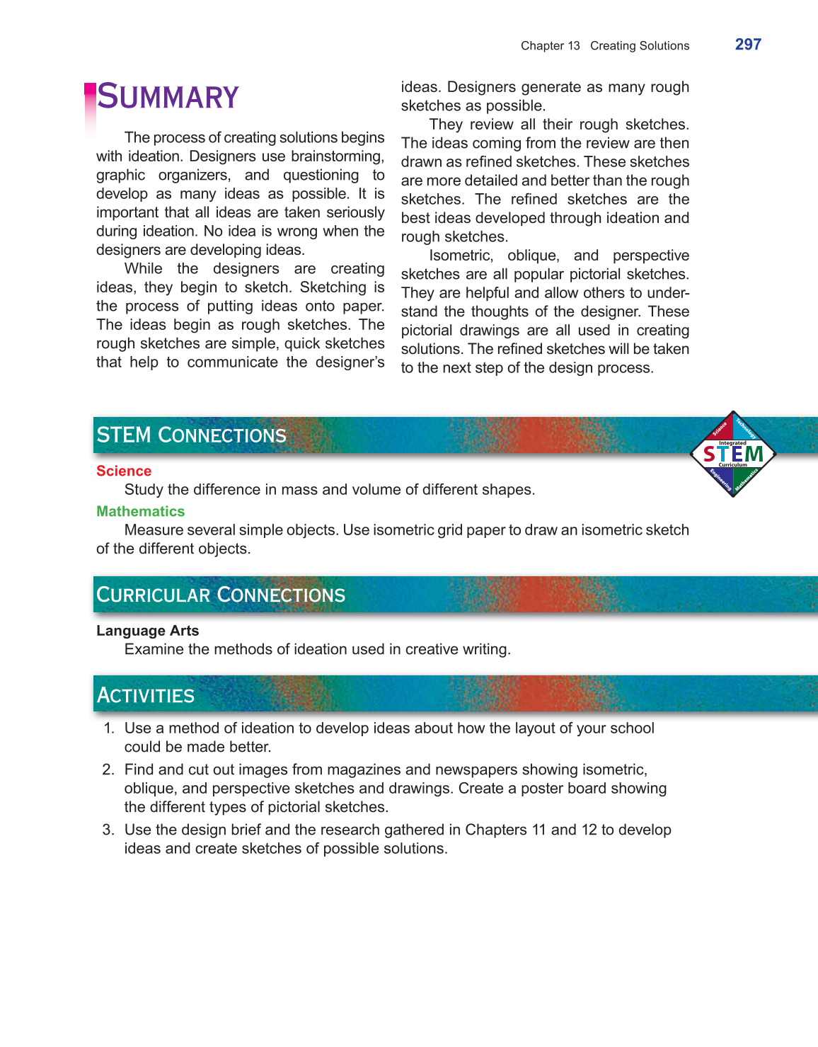 Exploring Design, Technology, &amp; Engineering, 3rd Edition page 297