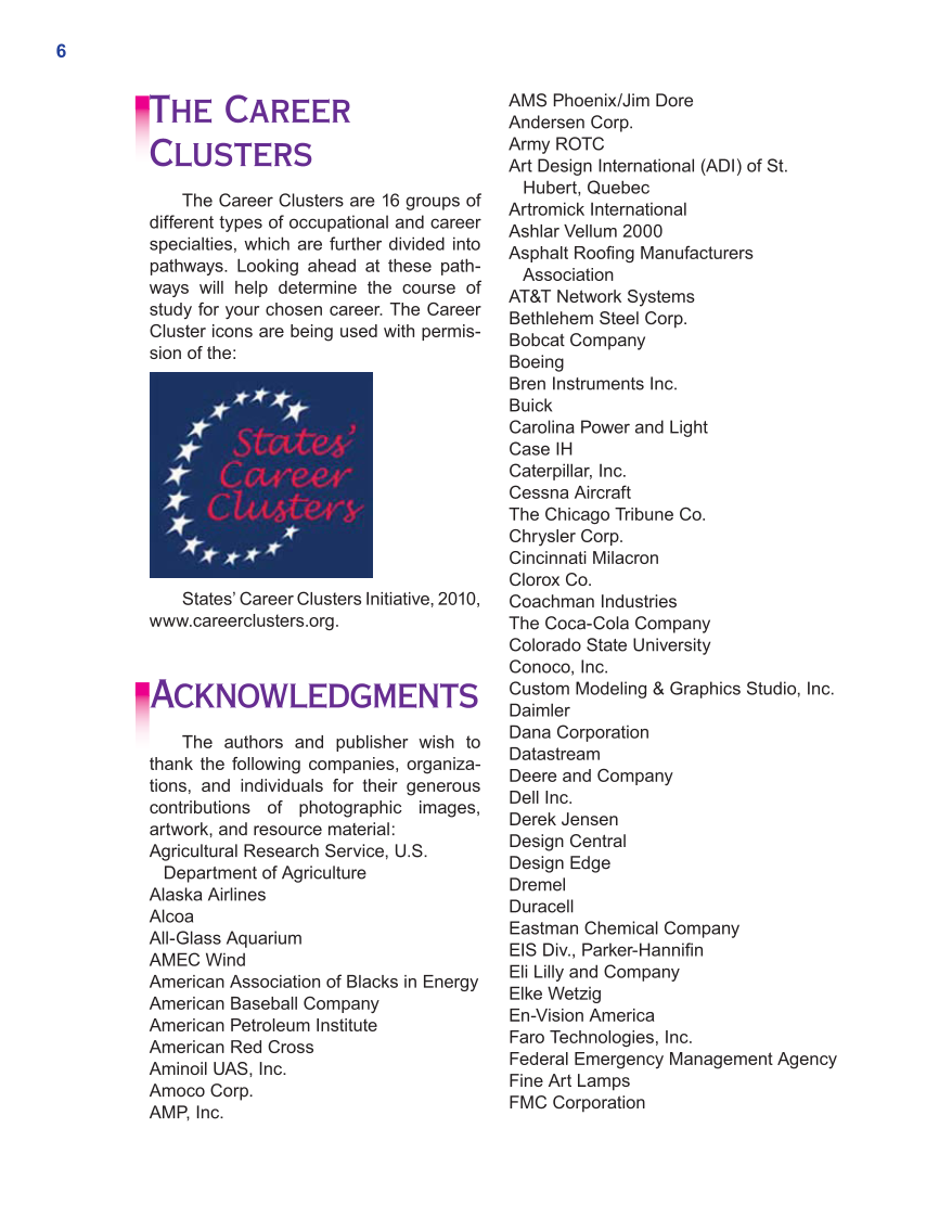 Exploring Design, Technology, &amp; Engineering, 3rd Edition page 6