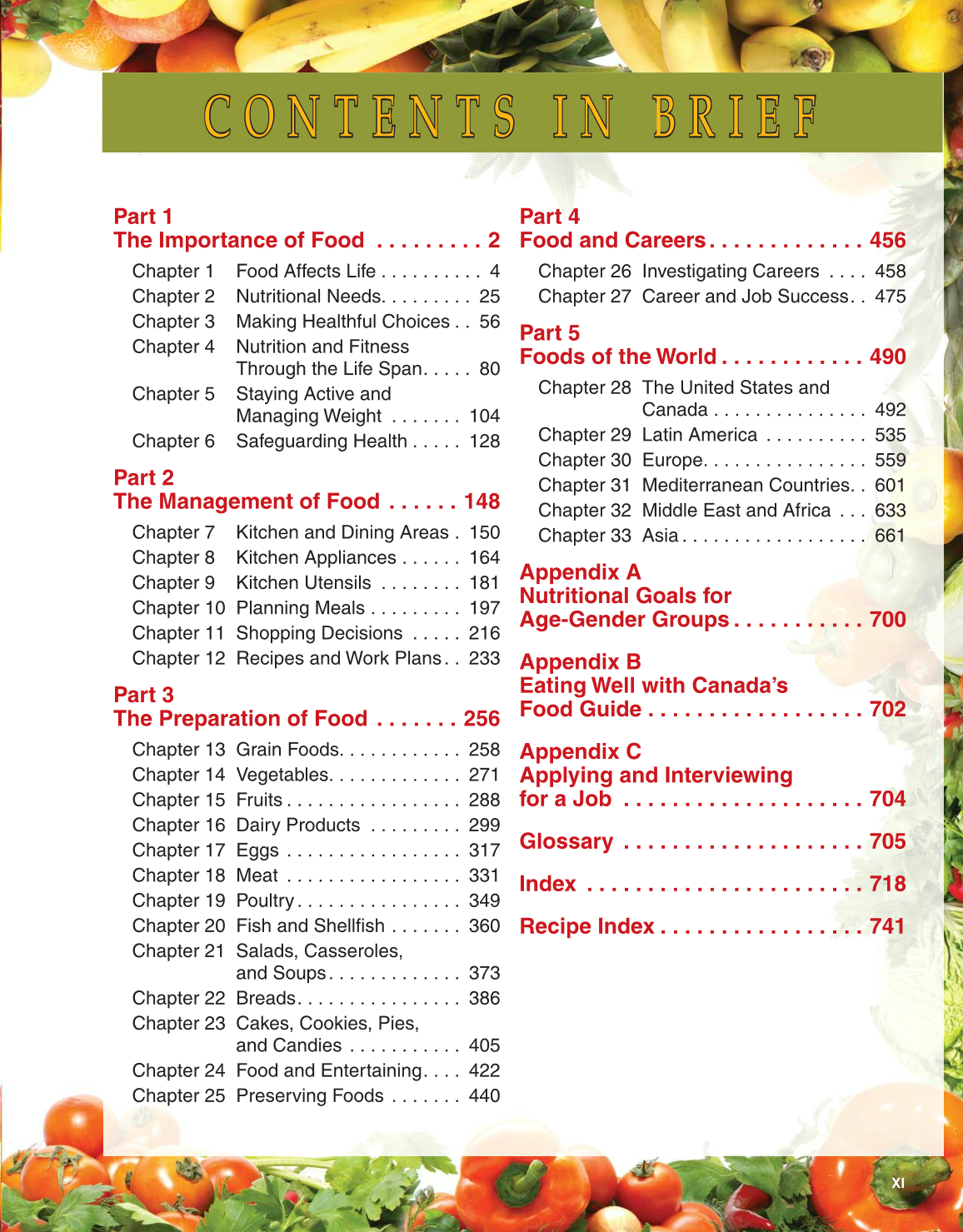 Guide to Good Food, 13th Edition page XI