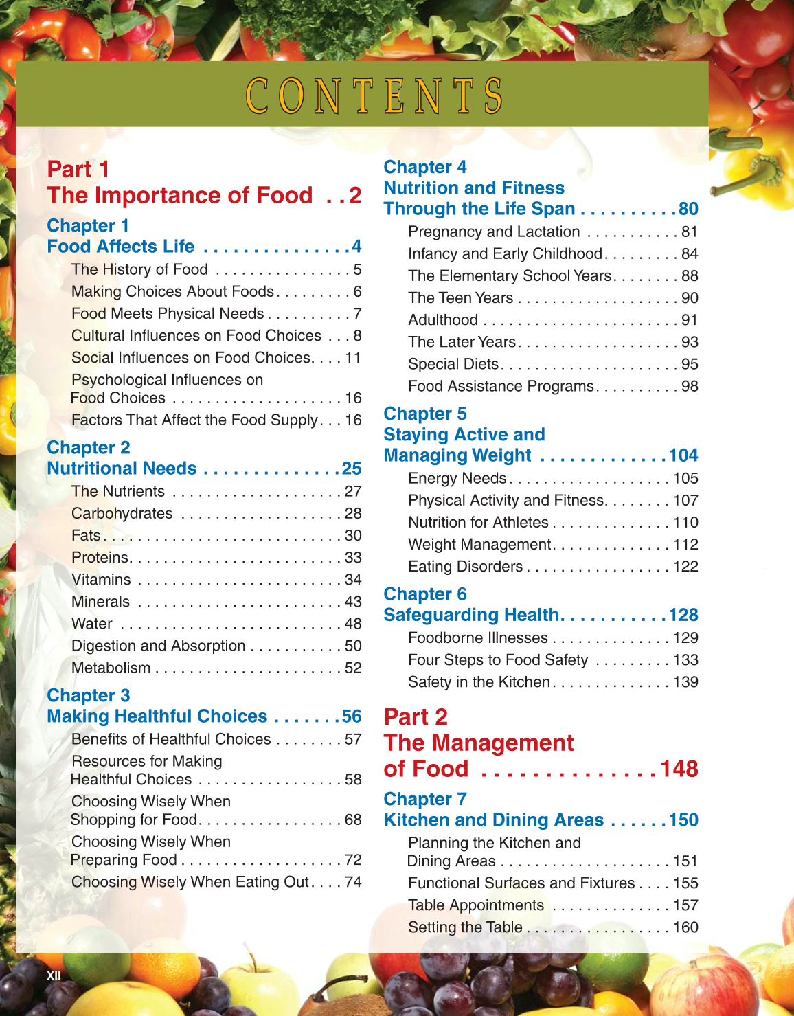 Guide to Good Food, 13th Edition page XII
