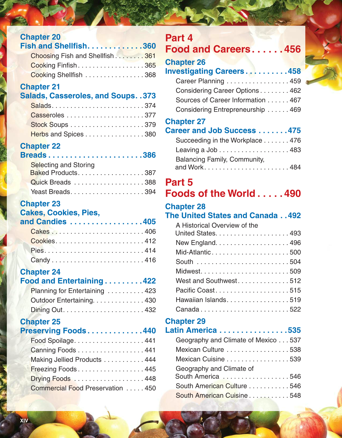 Guide to Good Food, 13th Edition page XIV