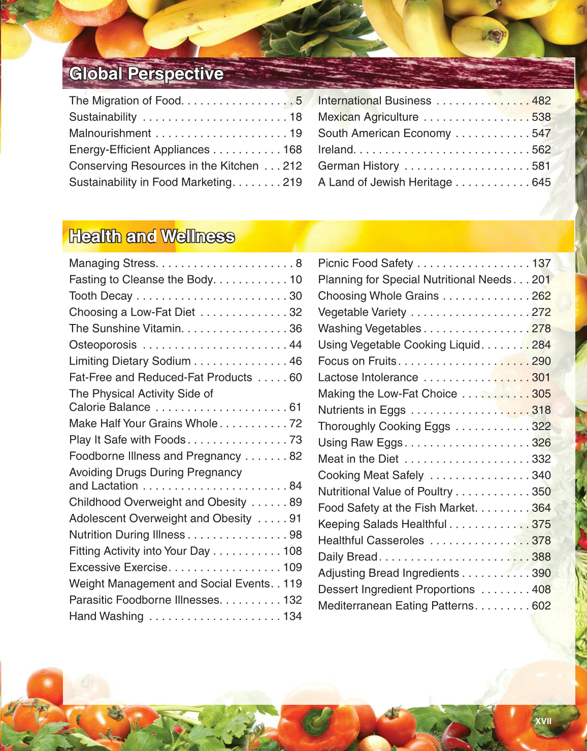 Guide to Good Food, 13th Edition page XVII