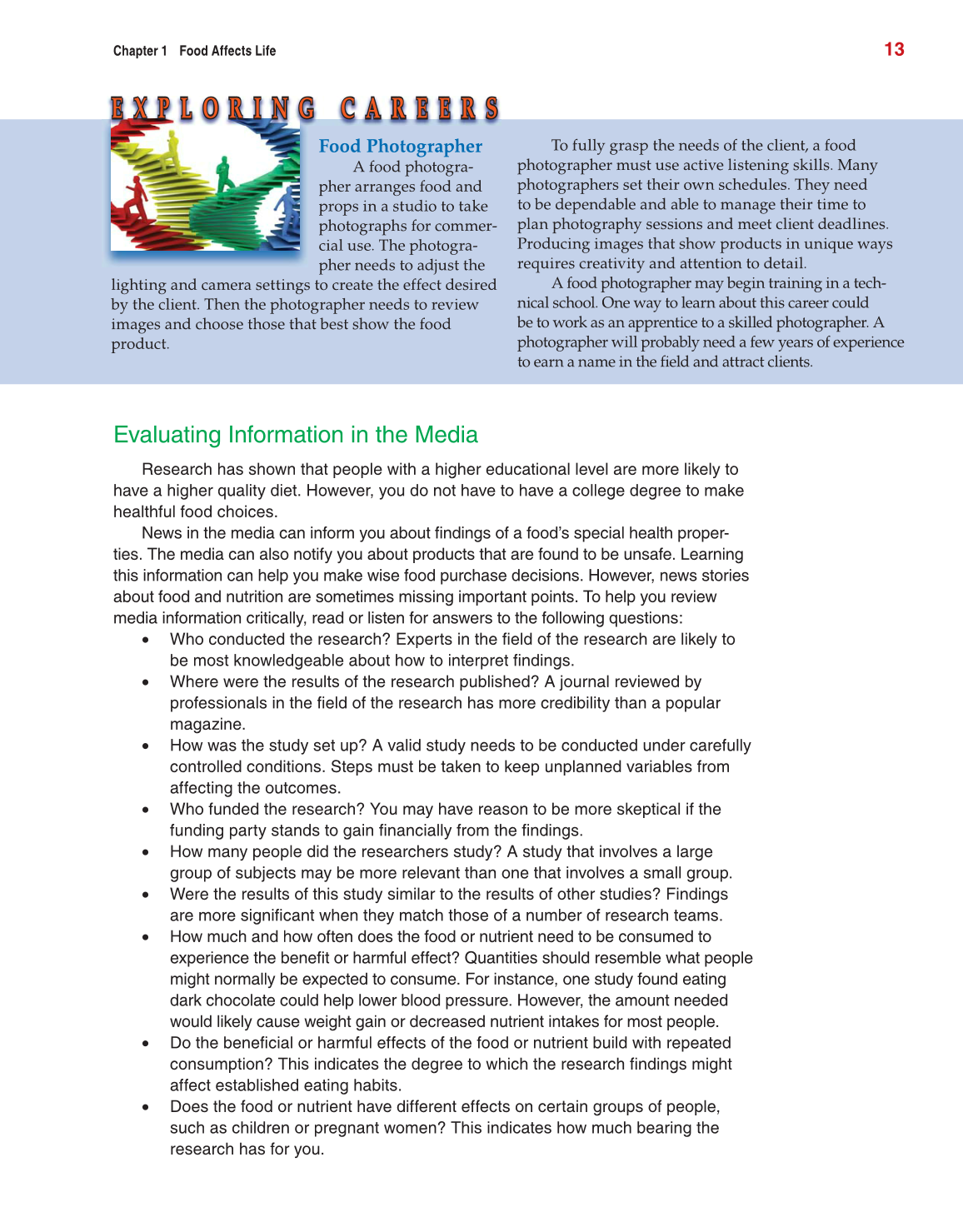 Guide to Good Food, 13th Edition page 13