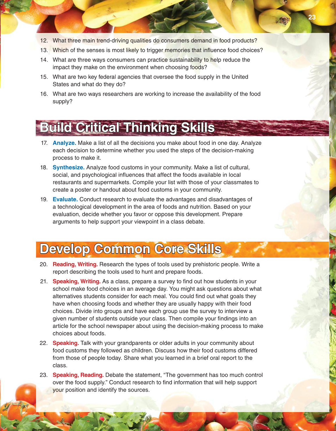 Guide to Good Food, 13th Edition page 23