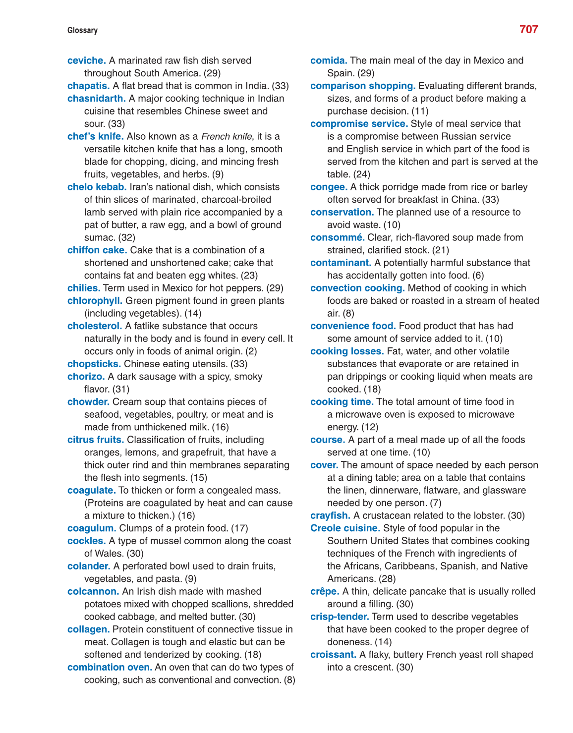 Guide to Good Food, 13th Edition page 707