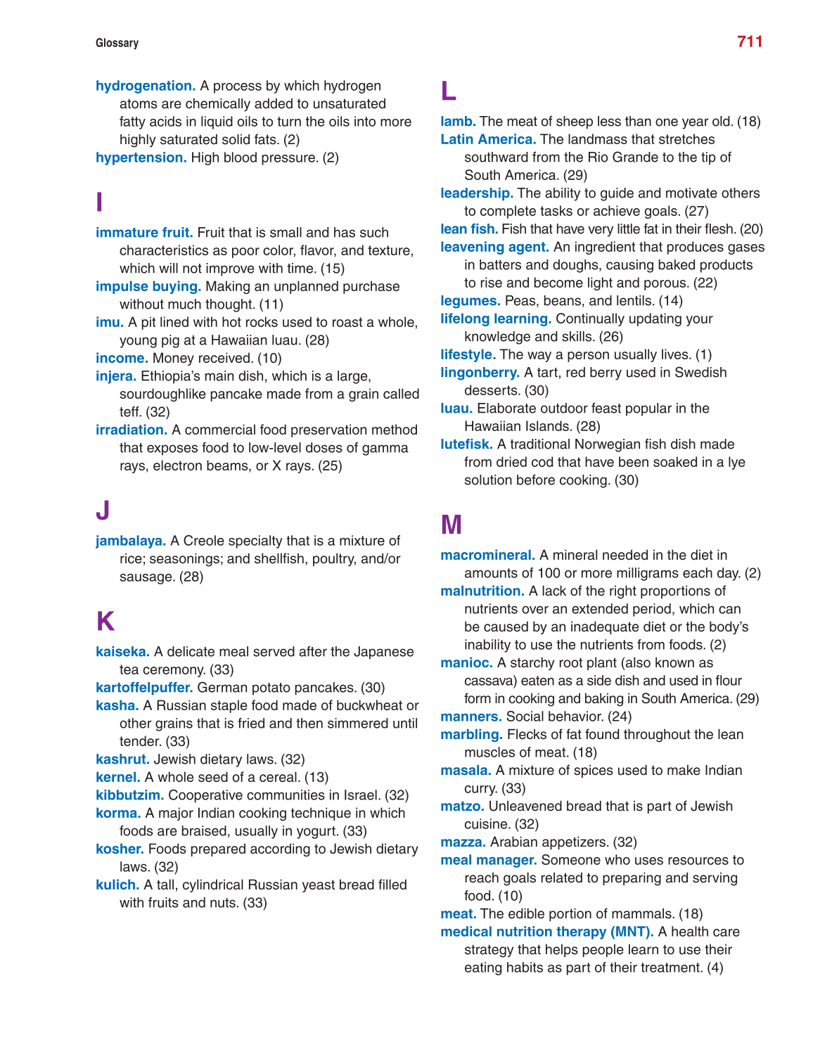 Guide to Good Food, 13th Edition page 711