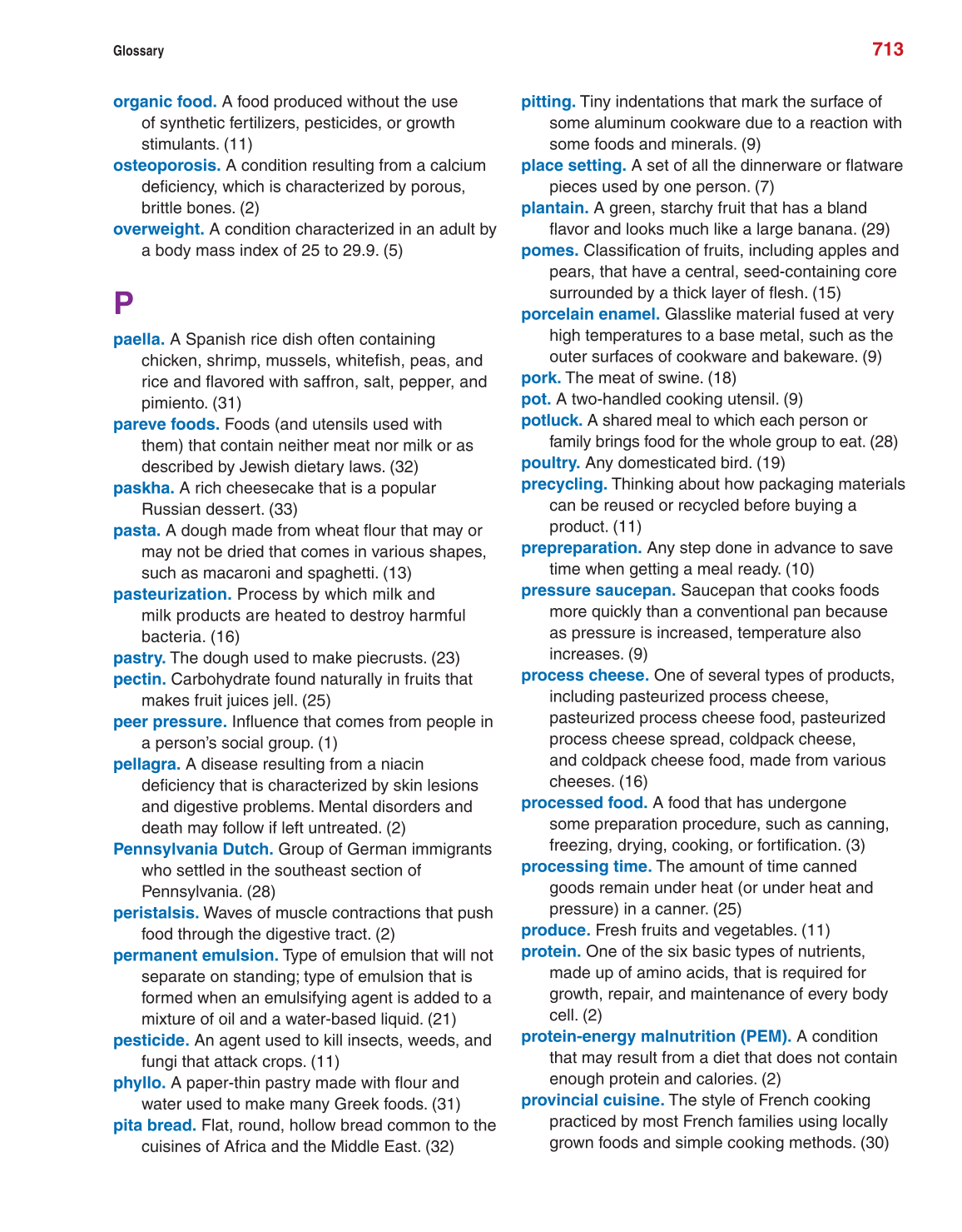 Guide to Good Food, 13th Edition page 713