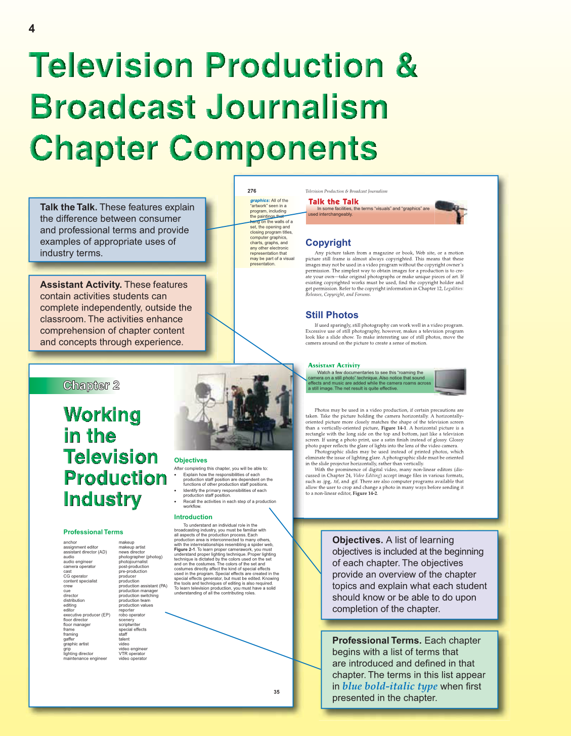 Television Production &amp; Broadcast Journalism, 2nd Edition page 4