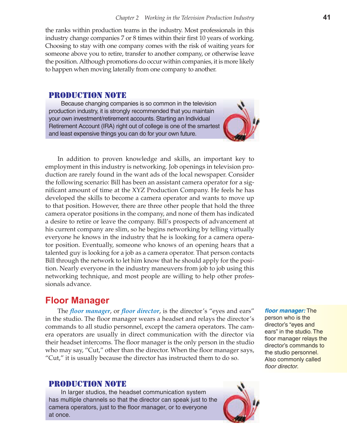 Television Production &amp; Broadcast Journalism, 2nd Edition page 41