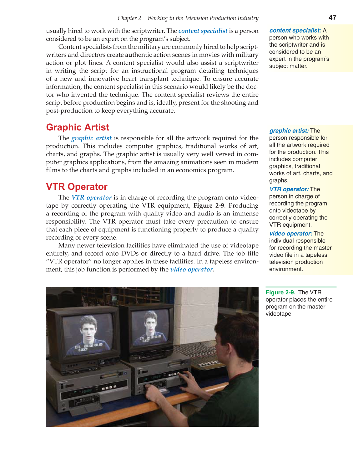 Television Production &amp; Broadcast Journalism, 2nd Edition page 47