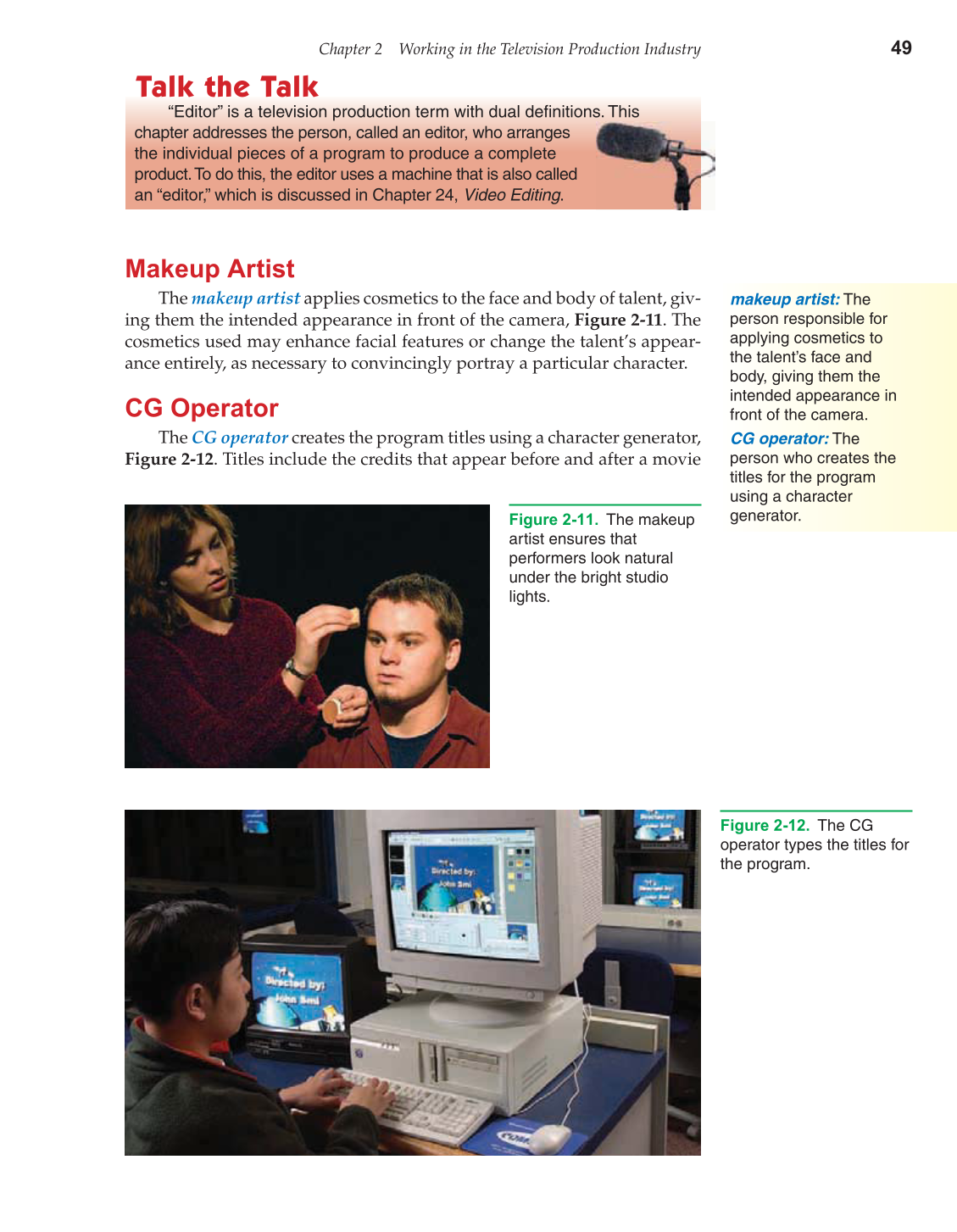 Television Production &amp; Broadcast Journalism, 2nd Edition page 49