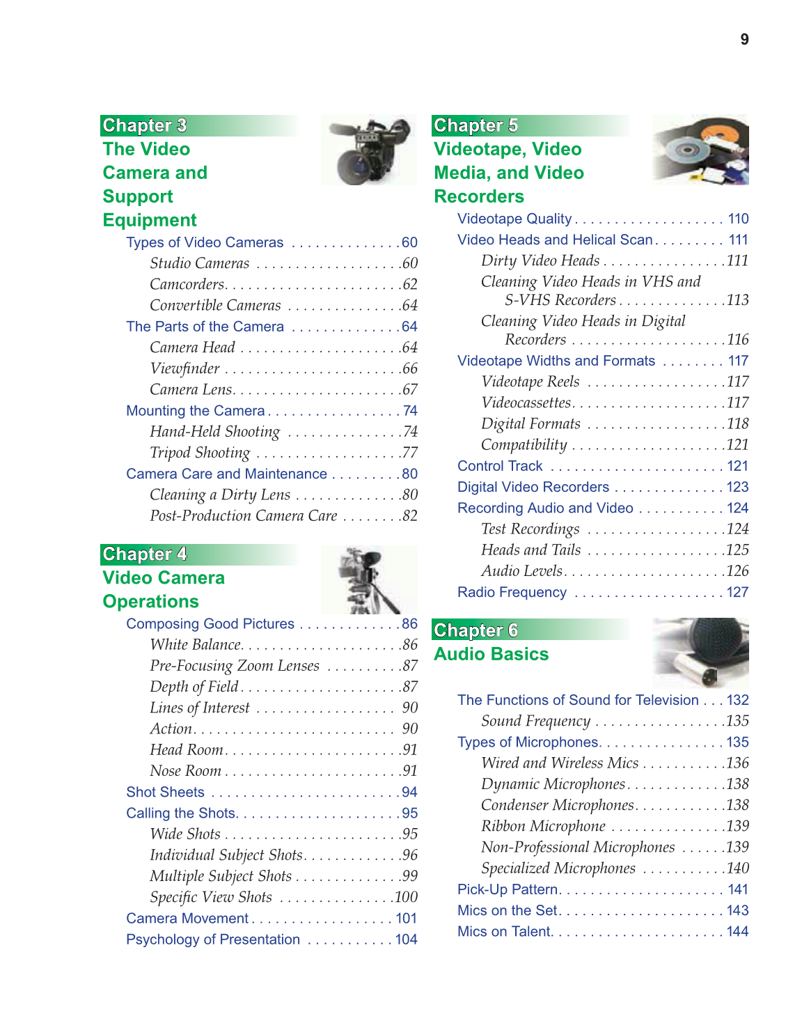 Television Production &amp; Broadcast Journalism, 2nd Edition page 9