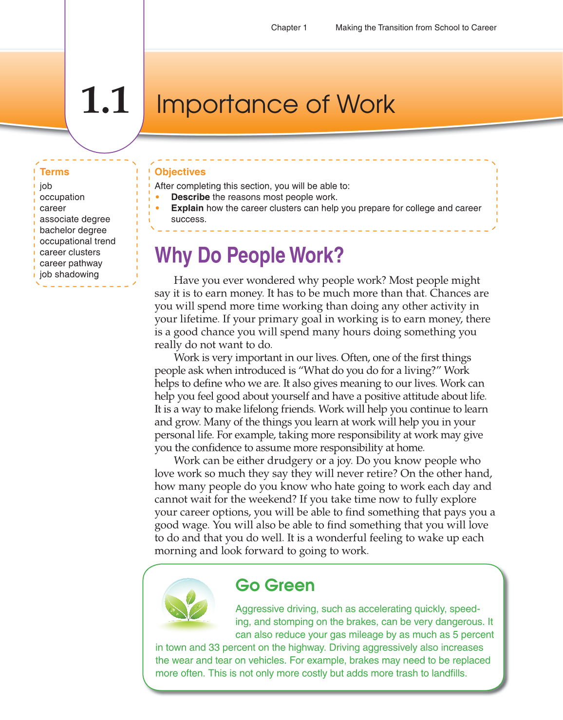 School to Career, 10th Edition page 6