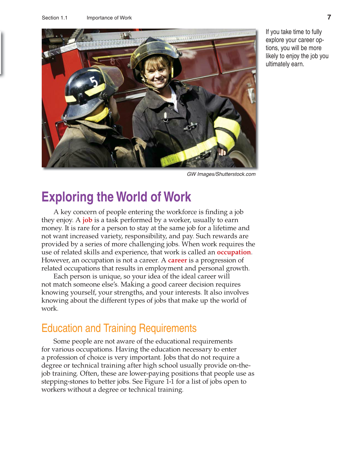 School to Career, 10th Edition page 7