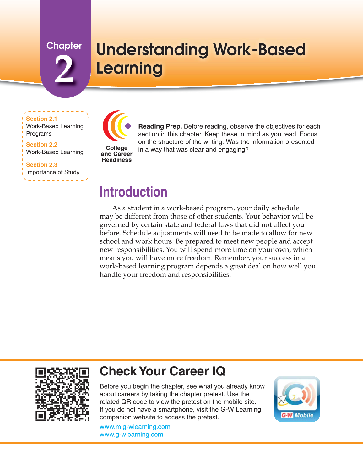 School to Career, 10th Edition page 22
